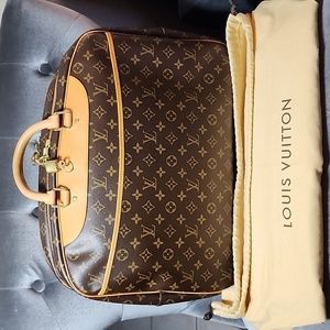 Louis Vuitton Monogram Alize 2 Poches Luggage Carry On Shoulder Bag Vintage